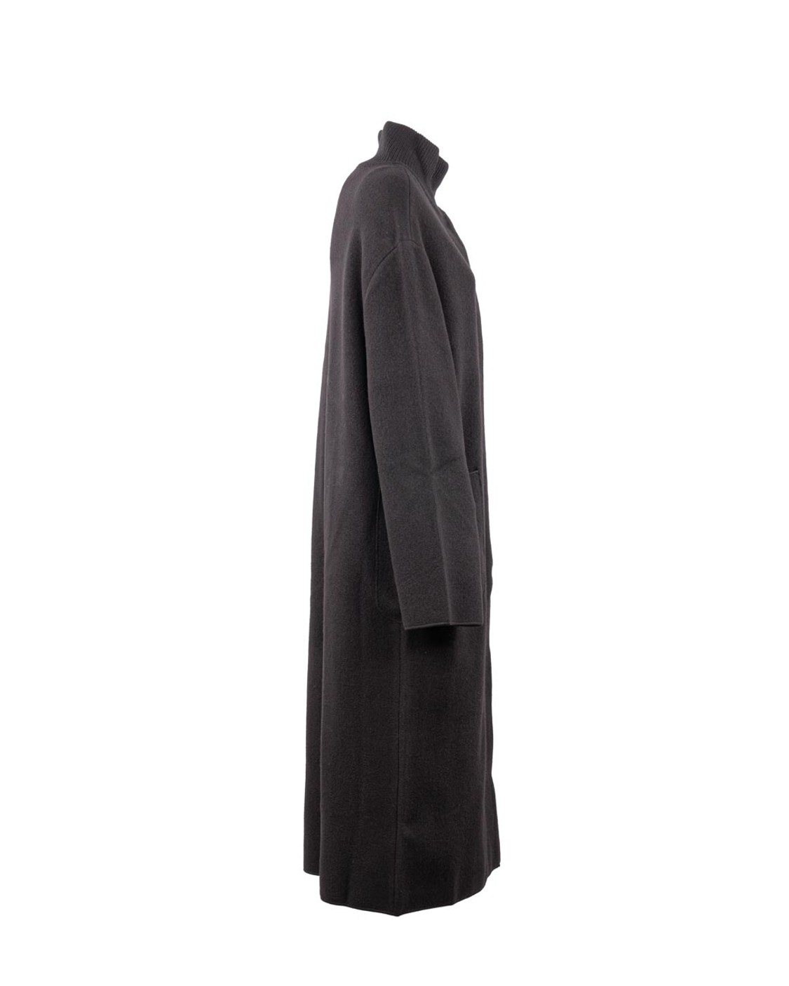 shop EMPORIO ARMANI  Cappotto: Emporio Armani cappotto in maglia.
Collo alto.
Maniche svasate.
Tasche a toppa.
Composizione: 84% Lana, 16% Cotone.
Made in China.. EW001234 AF19926-UC001 number 430335